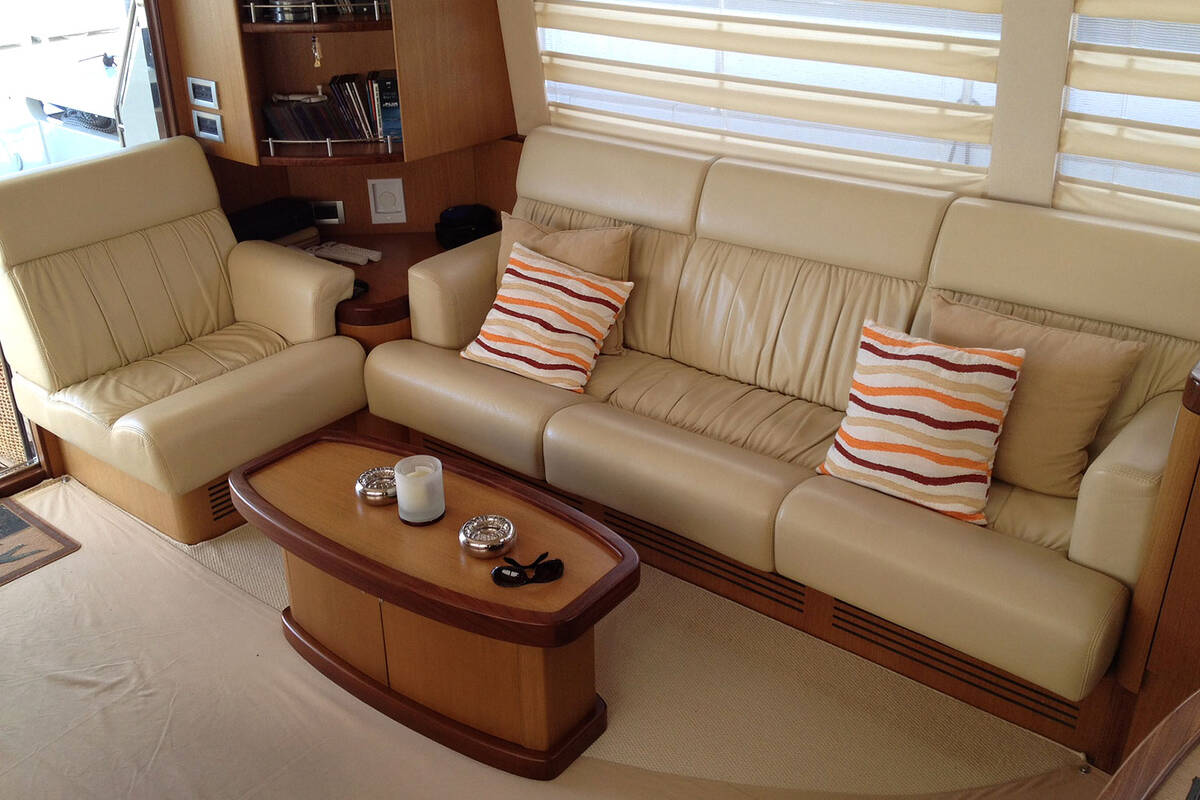 The salon on the main deck