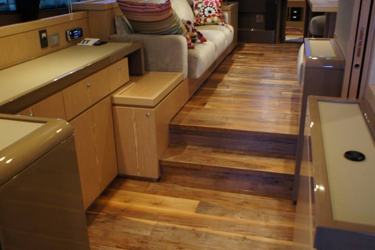 The salon on the main deck