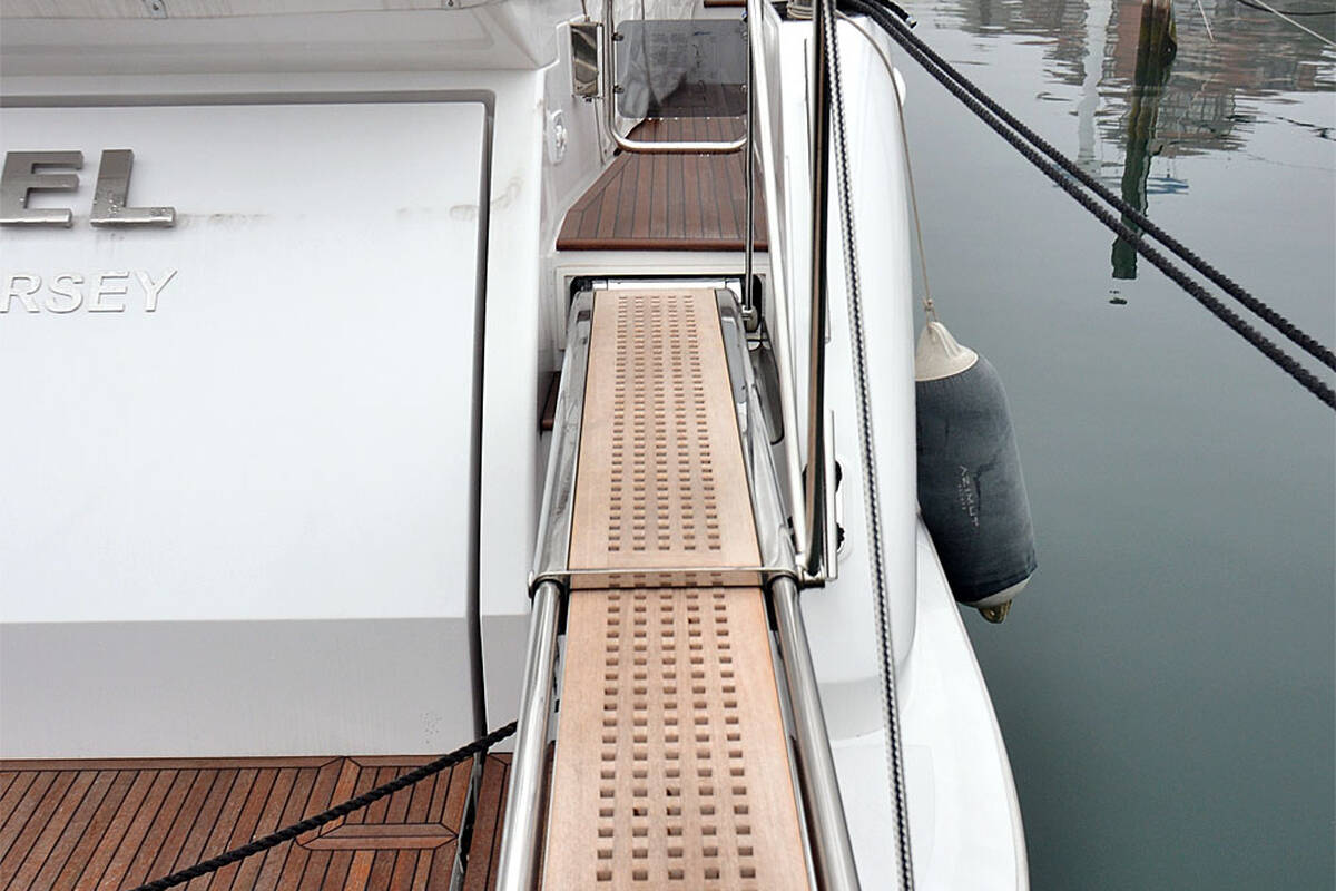 Hydraulic gangway
