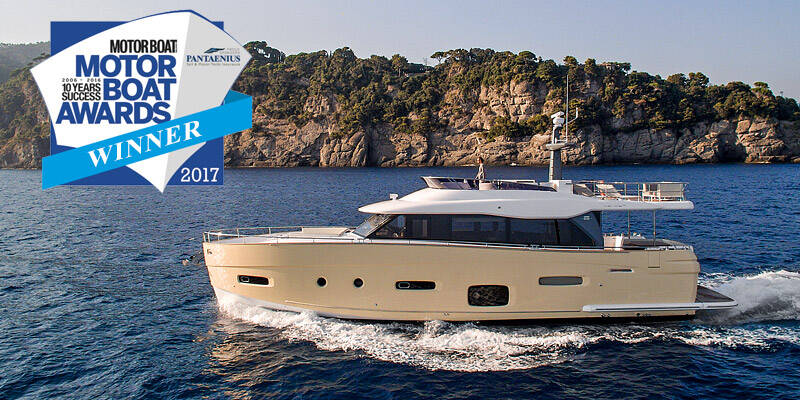 Azimut Magellano 66 was awarded with the Motor Boat Awards 2017