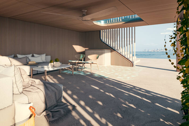 Aft beach club