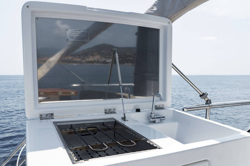 BBQ on flybridge