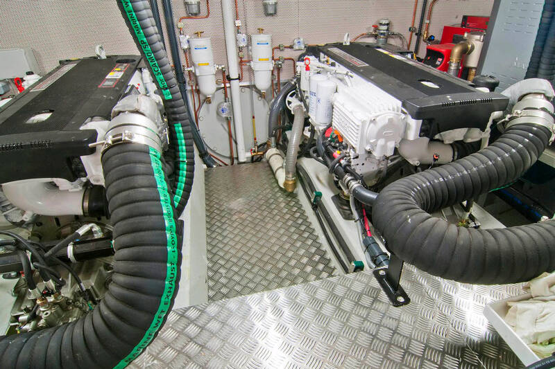 The engine compartment