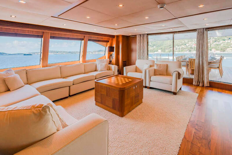 Salon on upper deck 