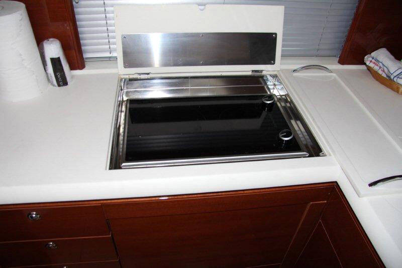Stove in the galley