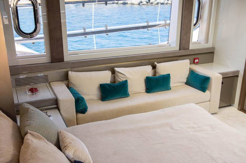 Master cabin on main deck