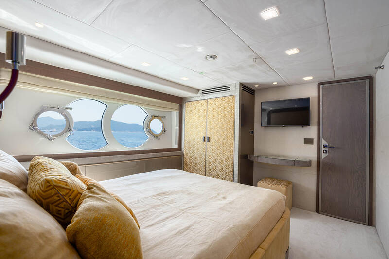 VIP cabin on port side