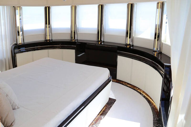 Owner's cabin on main deck