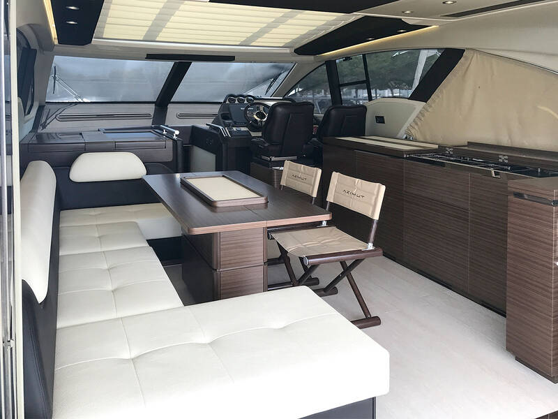 Dining area on the main deck