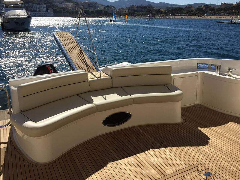 Cockpit (teak polished in July 2016)