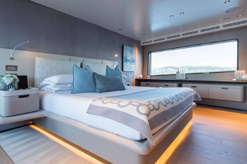 Master cabin on main deck