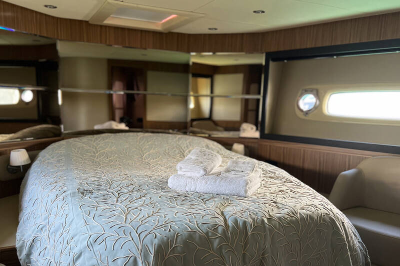 VIP cabin on bow