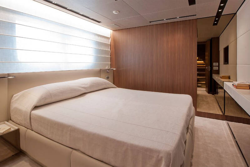 VIP cabin on port side