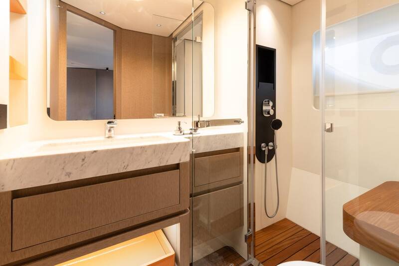 Guest cabin bathroom