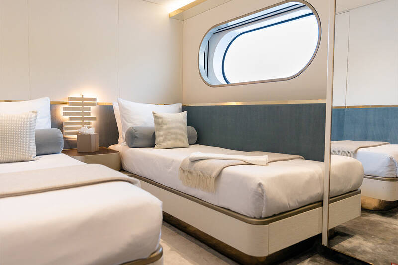 Guest cabin on stbd side