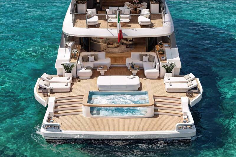 Aft lounge area