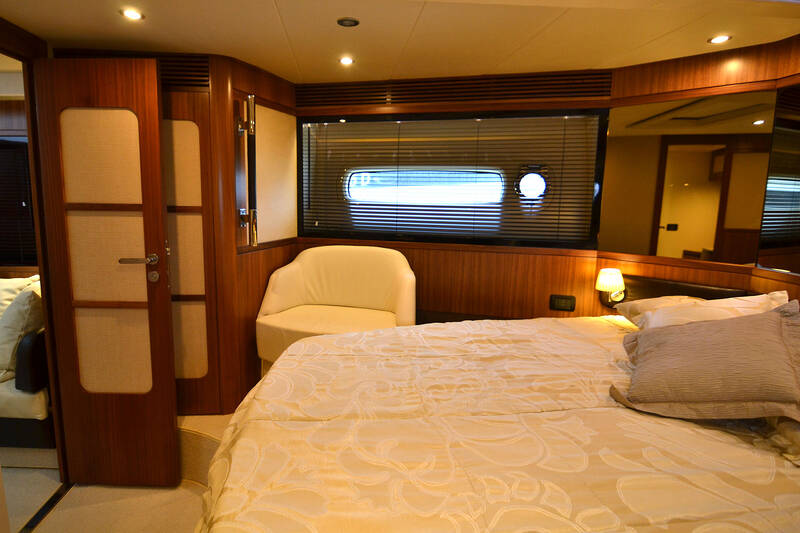 The VIP cabin is in the nose