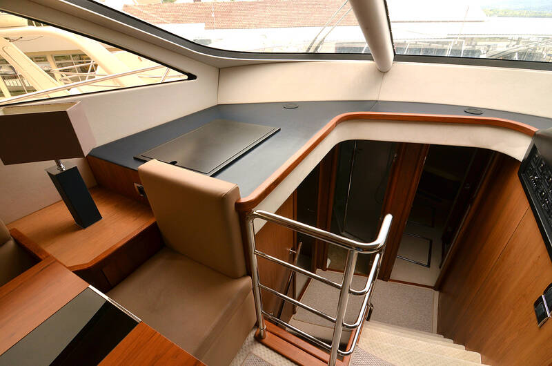 Stairs to the lower deck