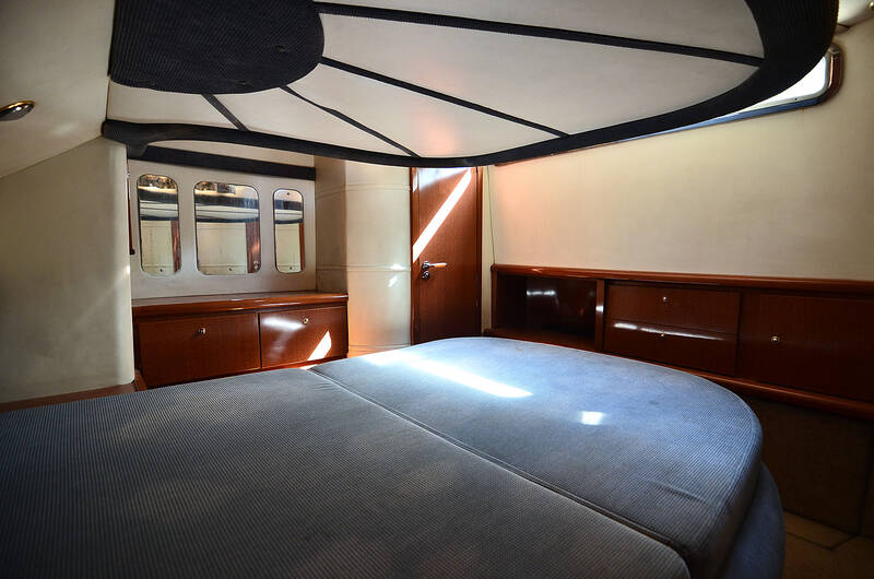 Master cabin is amidships