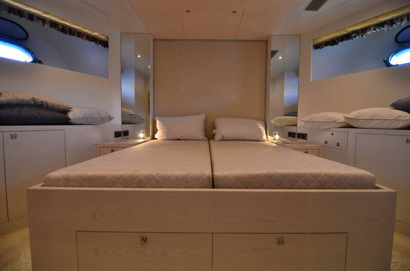 VIP cabin at the bow