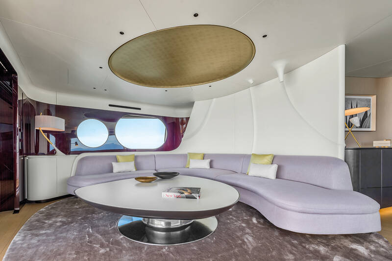 Salon on the upper deck