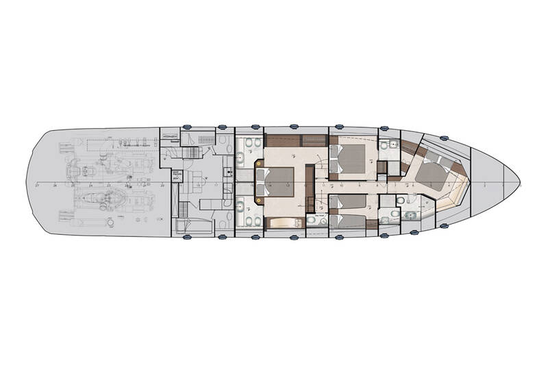 Lower deck