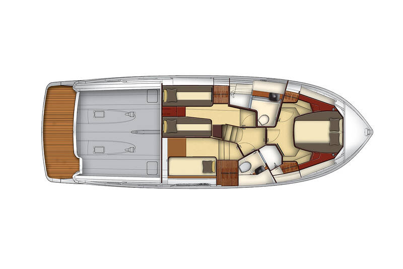 Нижня палуба Magellano 43 Fly