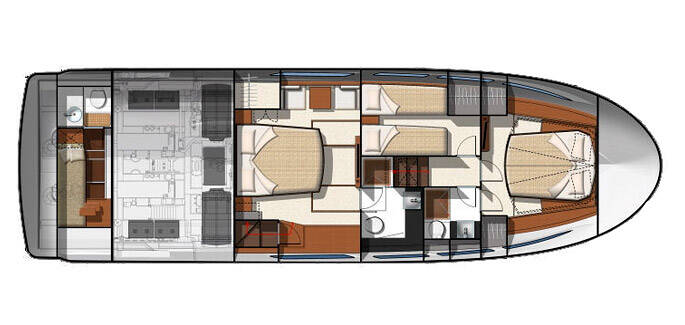 Lower deck