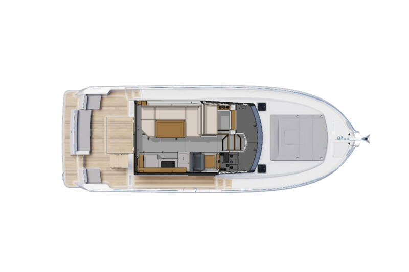 Maindeck - Cockpit sliding bench seat option