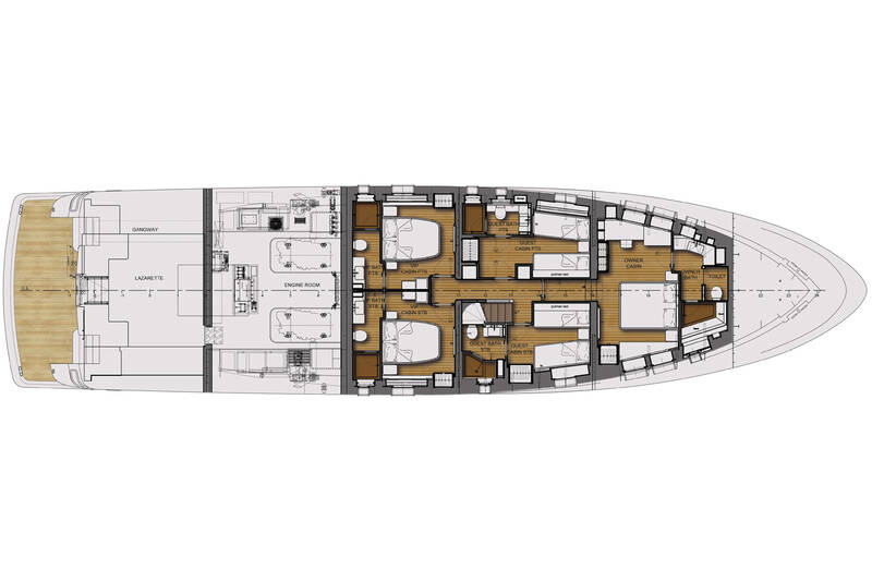 Lower deck