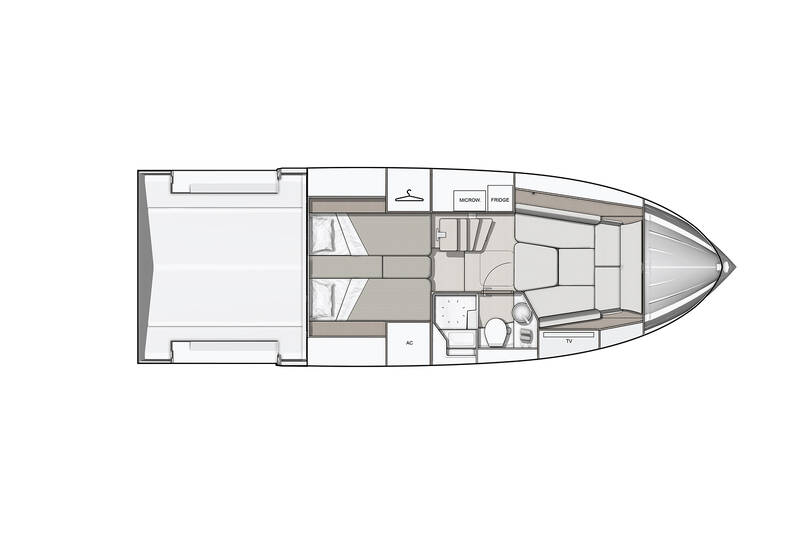 Lower deck - cabin