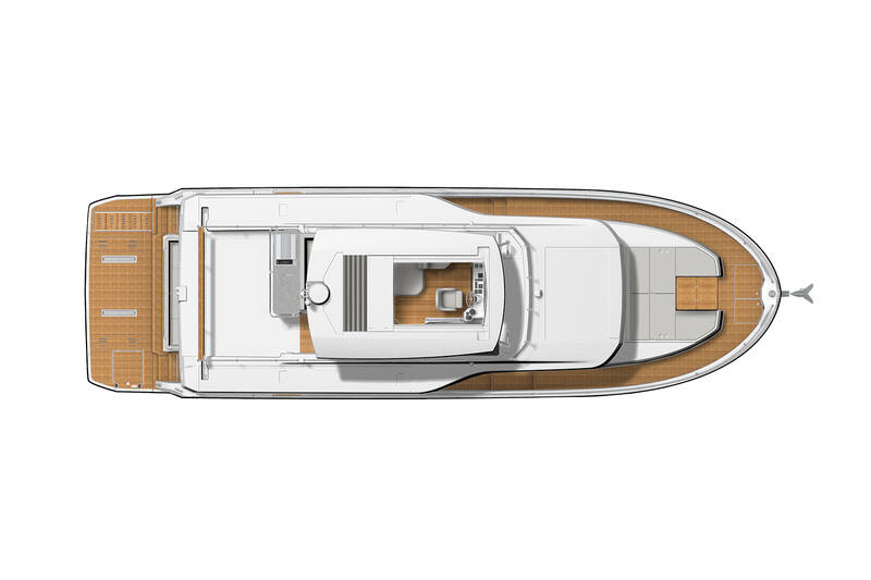 Upper deck with hard top