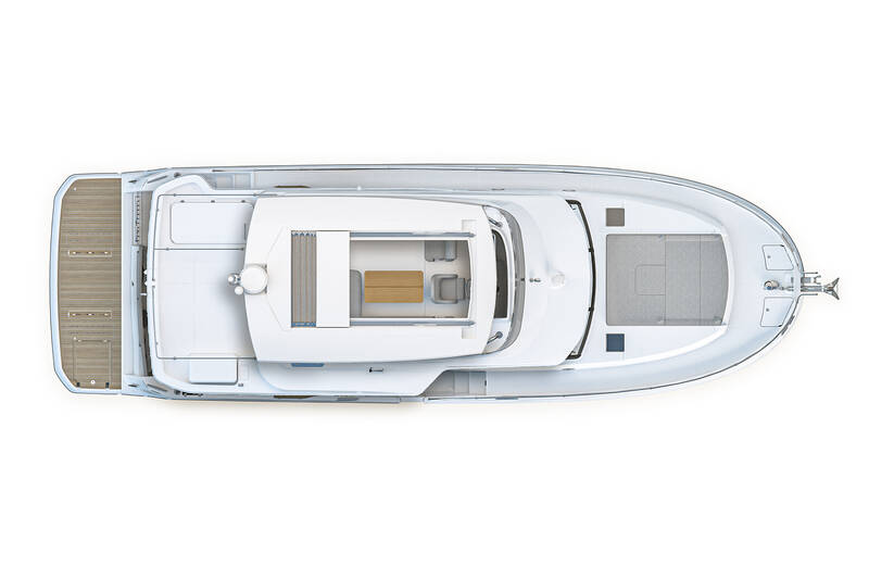 Upper deck with hard top